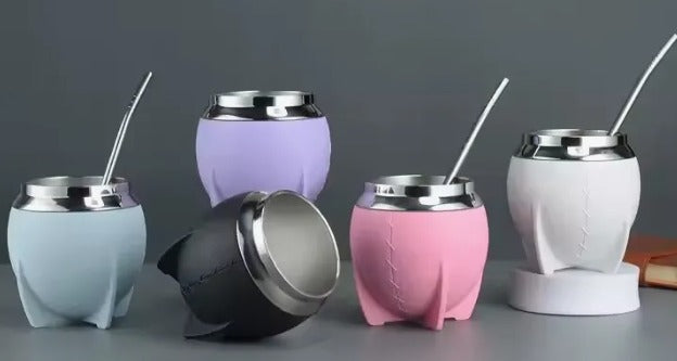 PROMO VASO MATE + BOMBILLA + CEPILLO