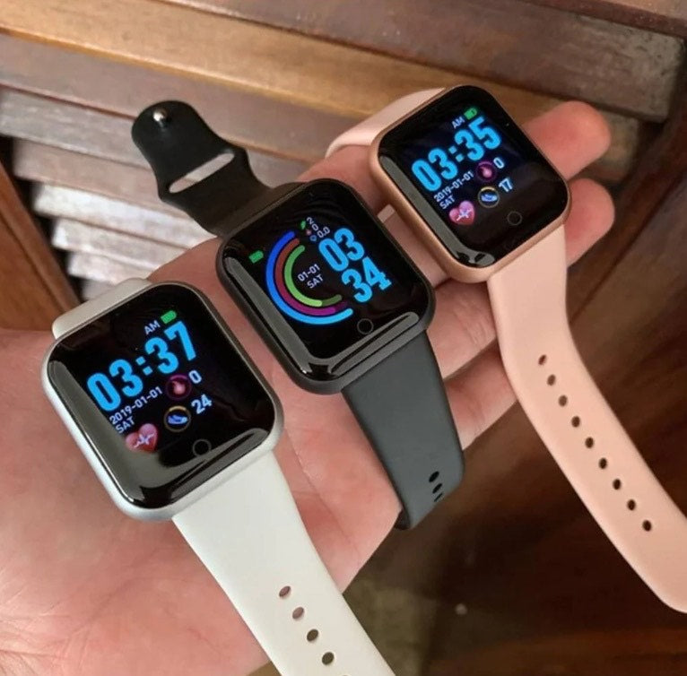 Reloj Y68+Audifonos M10+ MORRAL O CANGURO