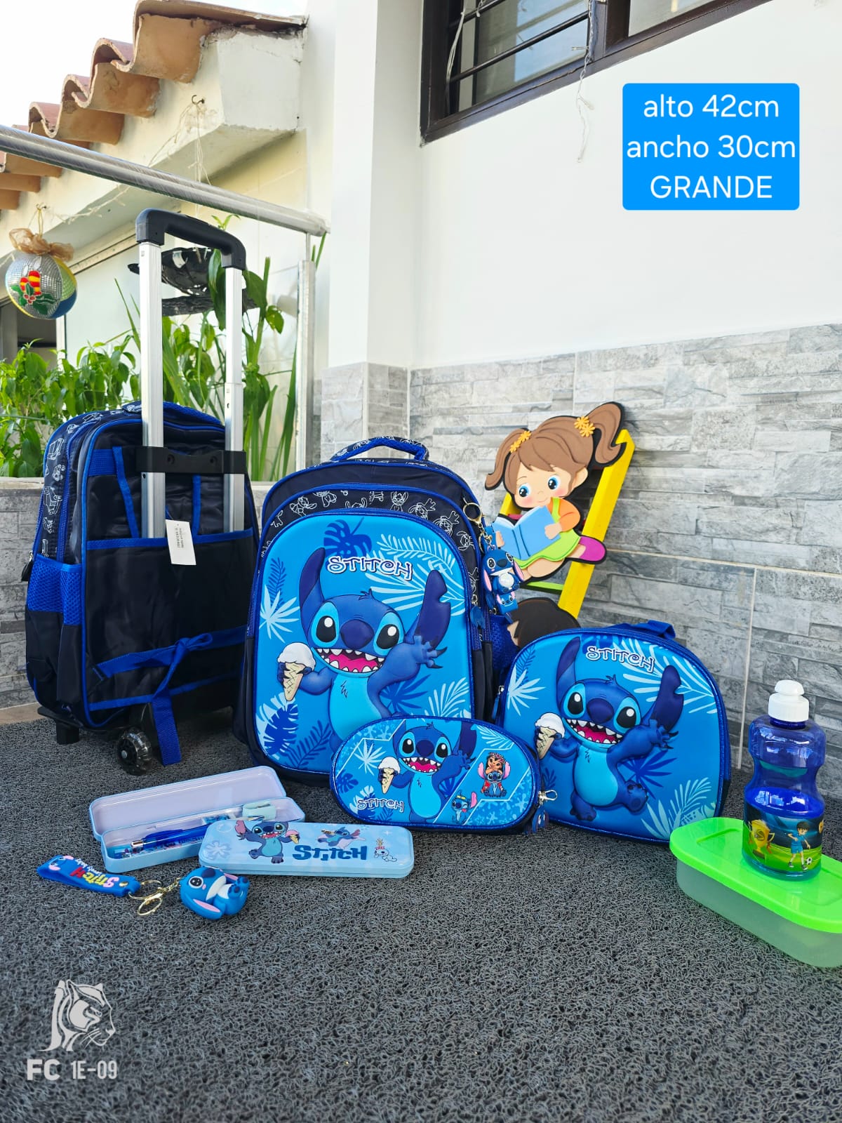 PROMO bolso morral trio niño importado + obsequio