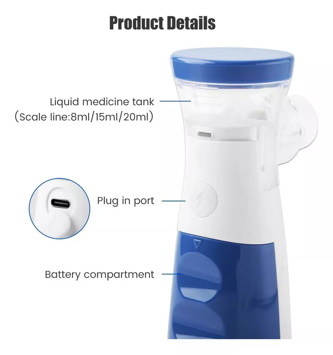 Nebulizador portatil Ideal para niños