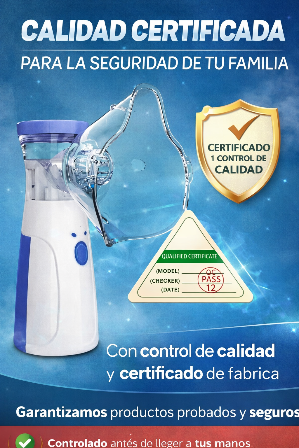 Nebulizador portatil Ideal para niños