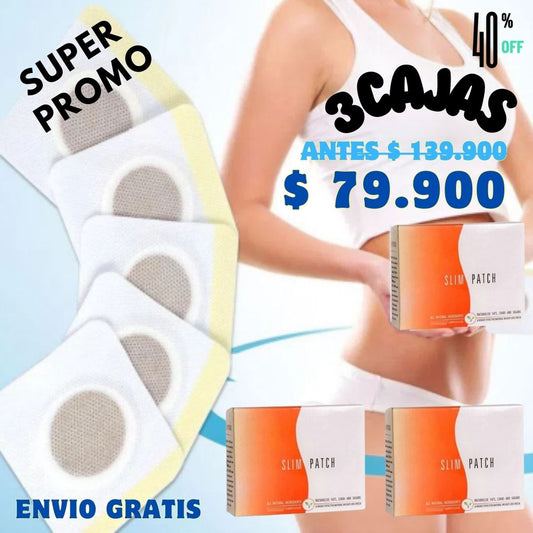 PARCHE ADELGAZANTE X30 uds - PROMO 1 caja X 45.000 2 cajas X 72.000 3 CAJAS X 79.900