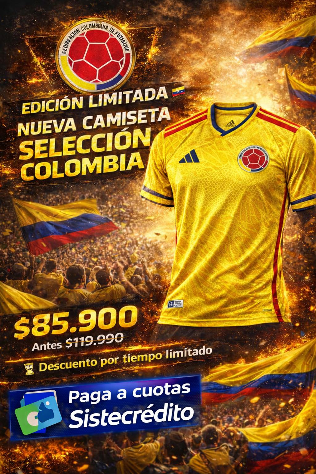 CAMISETA FIEBRE MUNDIALISTA